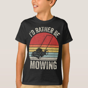 retro ik maai liever grappige maaier gif t-shirt