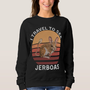 Retro Ik reis om Jerboas Jerboas Anim te zien Trui