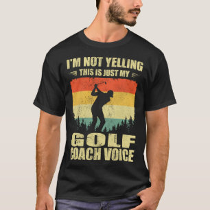 Retro Ik schreeuw niet dat dit gewoon mijn golf is T-shirt