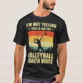 Retro Ik zeg niet dat dit gewoon mijn volleybal C T-shirt (Voorkant)