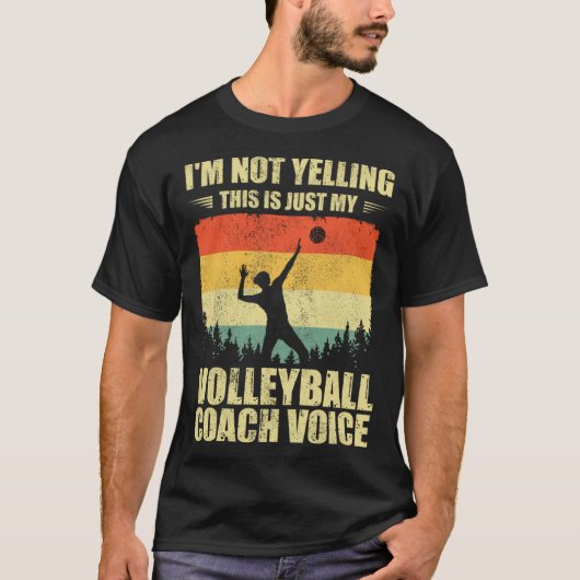 Retro Ik zeg niet dat dit gewoon mijn volleybal C  T-shirt (Voorkant)