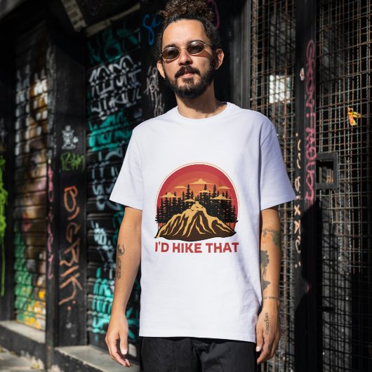 Retro "Ik zou dat wandelen" Sweatshirt - Mountain