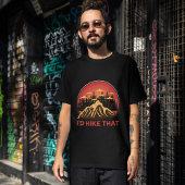 Retro "Ik zou dat wandelen" Sweatshirt - Mountain