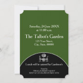 Retro illustratie Tuinders Tree Family Reunion I Kaart (Achterkant)