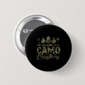 Retro I'm Dreaming Of A Camo Christmas Camouflage  Ronde Button 5,7 Cm (Voorkant /achterkant)