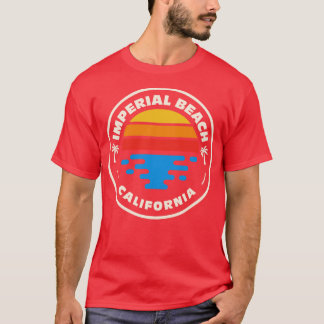 Retro Imperial Beach California Beach Surf T-shirt