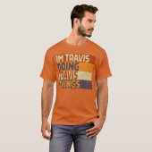 Retro ImRAVIS DoingRAVIShings Funny Birthday Joke  T-shirt (Voorkant volledig)