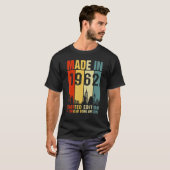 Retro in 1962, 61 jaar Geweldige T-shirt (Voorkant volledig)
