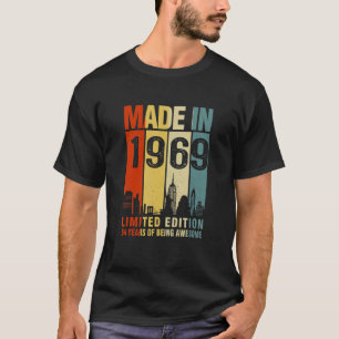 Retro in 1969, 54 jaar Geweldige T-shirt