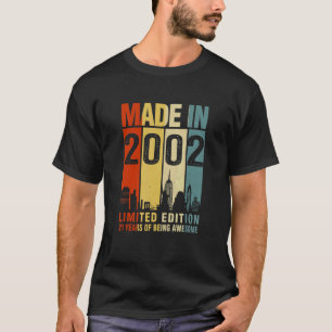 Retro in 2002, 21 jaar Geweldige T-shirt