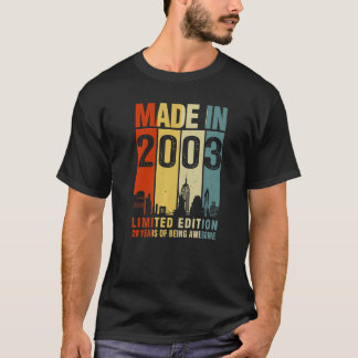 Retro in 2003, 20 jaar Geweldige T-shirt
