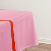 Retro in de roze tablet tafelkleed (Voorbeeld)