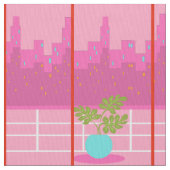 Retro in de roze verbinding stof (Close Up)