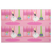 Retro in de roze verbinding stof (Fat Quarter)