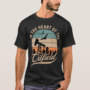 Retro in het hart van de olieveldwerker Oilman T-shirt
