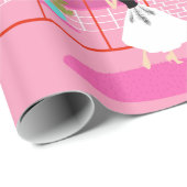 Retro In het roze inpakpapier (Rol Hoek)