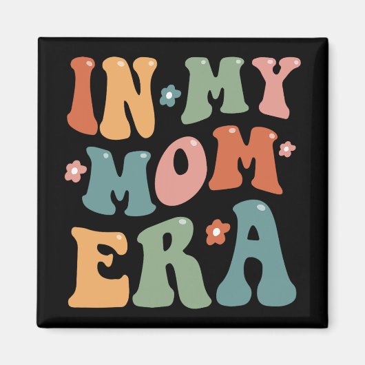 Retro In Mijn Coole Moeder Tijdperk Grappige Mama Magneet (Voorkant)