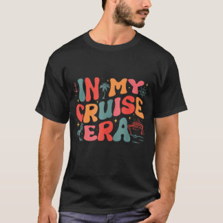 Retro In Mijn Cruise Era Familie Cruise Crew Funny T-shirt