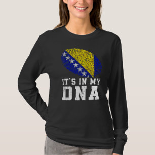 Retro in mijn DNA Bosnië en Herzegovina vlag P T-shirt