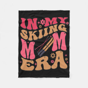 Retro In Mijn Skiën Mam Era Mama Boy Fleece Deken