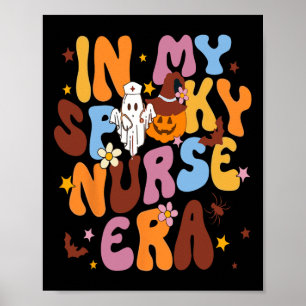 Retro In Mijn Spooky Verpleegster Era Fun Spooky V Poster