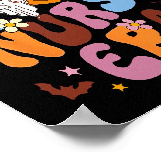 Retro In Mijn Spooky Verpleegster Era Grappig Spoo Poster (Hoek)