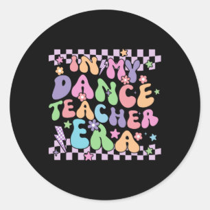 Retro In Mijn Tijdperk Als Dansleraar Terug Naar S Ronde Sticker