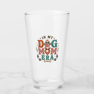 Retro In Mijn Tijdperk Als Hond Moeder Dames T-Shi Glas