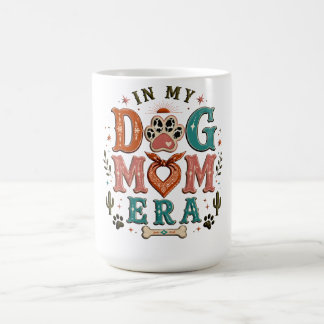 Retro In Mijn Tijdperk Als Hond Moeder Dames T-Shi Koffiemok