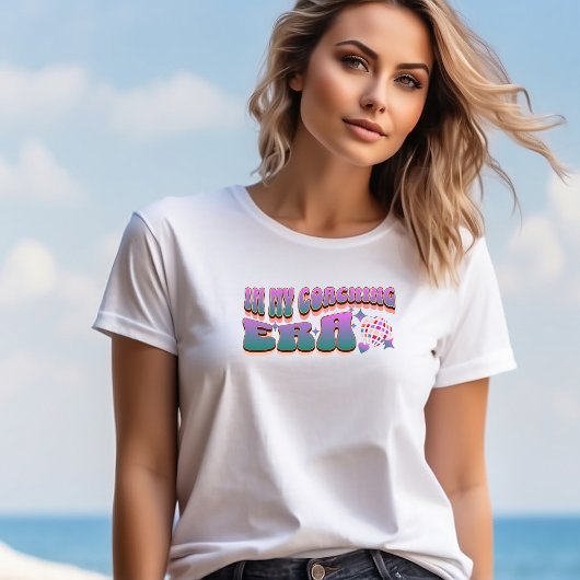 Retro In My Coaching Era groovy T-shirt