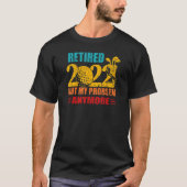 Retro in ruste 2022 Niet meer mijn probleem in rus T-shirt (Voorkant)