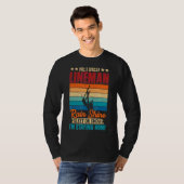 Retro in ruste Lineman Rain Shine SlaapSneeuwslaap T-shirt (Voorkant volledig)
