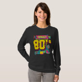 Retro in totaal 80-seconden Neon T-shirt (Voorkant volledig)