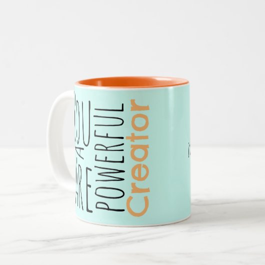 Retro-inademing Mok (Voorkant links)