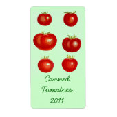 Retro inblikken pot etiketten ingeblikte goederen  (Voorkant)