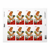 Retro inblikken pot etiketten ingeblikte goederen  (Full Sheet)