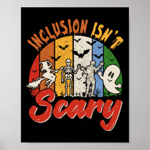 retro-inclusie is geen enge Halloween-boek Poster