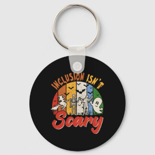  retro-inclusie is geen enge Halloween-boek Sleutelhanger