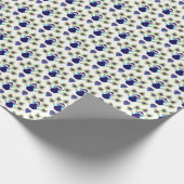 retro india exotische pauw cadeaupapier (Hoek)