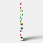 retro india exotische pauw Case-Mate iPhone case (Achterkant / Links)