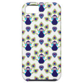 retro india exotische pauw Case-Mate iPhone case (Achterkant)