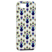 retro india exotische pauw Case-Mate iPhone case (Back/Rechts)