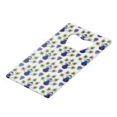 retro india exotische pauw creditkaart flessenopener (Achterkant Gekanteld)