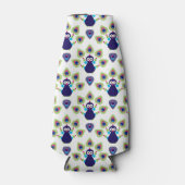 retro india exotische pauw flesjeskoeler (Voorkant)