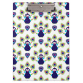 retro india exotische pauw klembord (Voorkant)