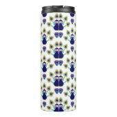 retro india exotische pauw thermosbeker (Achterkant)