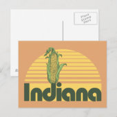 Retro Indiana Briefkaart (Voorkant / Achterkant)