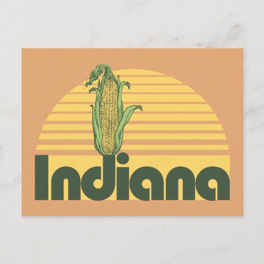 Retro Indiana Briefkaart (Voorkant)