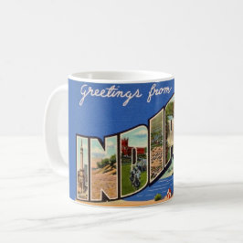 Retro Indiana Greeting Mug Koffiemok
