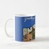 Retro Indiana Greeting Mug Koffiemok (Links)